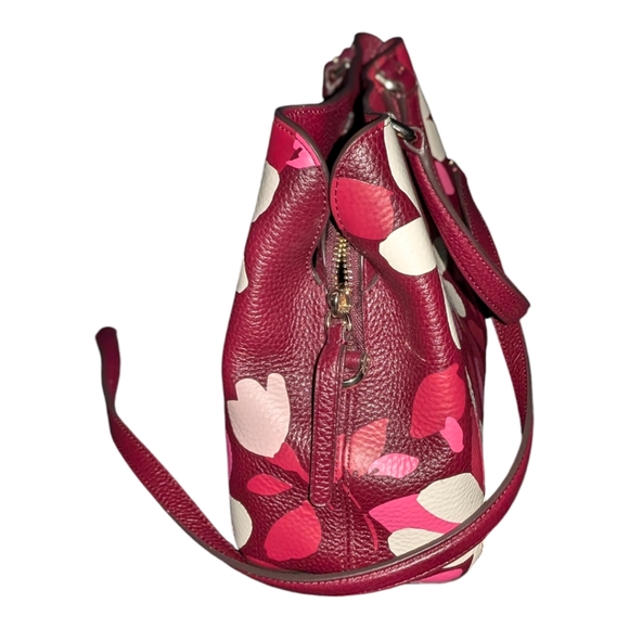 NWT ♠️ Kate Spade - beautiful Medium Satchel and wallet set  multi color floral - Picture 6 of 9